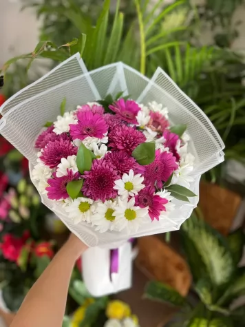 Papatya ve Kasımpatı Buketi